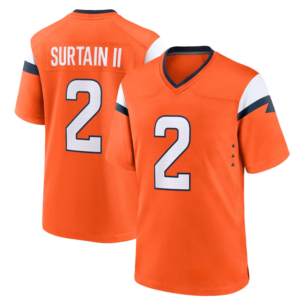 Free Shipping American Famou Sports Football jerseys with men women youth customized #2 Surtain II #10 Nix #14 Sutton #83 Dulcich