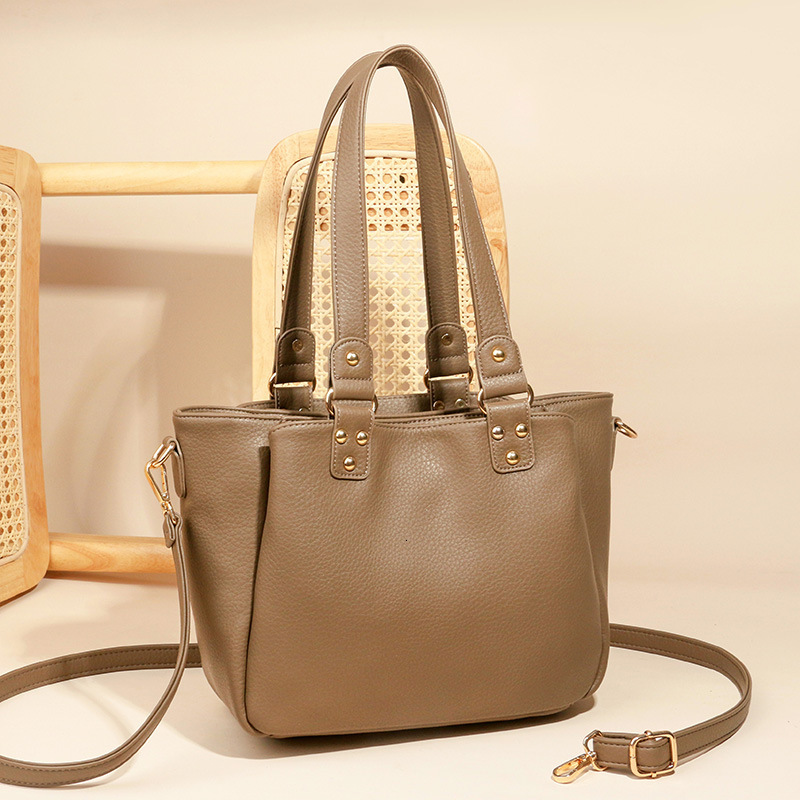 2025 New Handbag Women's Fashion Large Capacity Tote Bag Work Commute Crossbody Shoulder Bag