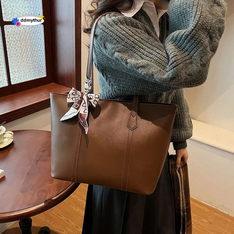 Women's New summer black handbag large capacity shoulder niche commuter woman Tote bag ddmythur