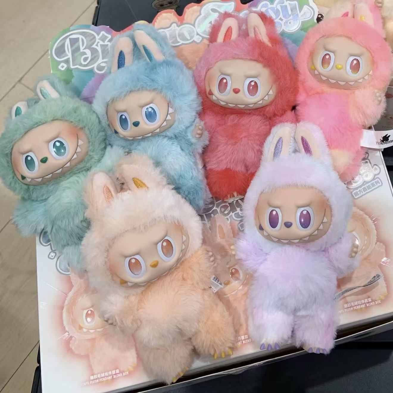 Labubu Doll Series V1 V2 V3 Plush toy Monsters Big Into Energy SeriesBlind Box Christmas gifts