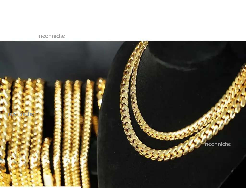 Designer Jewelry pendant necklaces wholesale choker custom k gold miami 12-20mm designer cuban chain necklace man gift