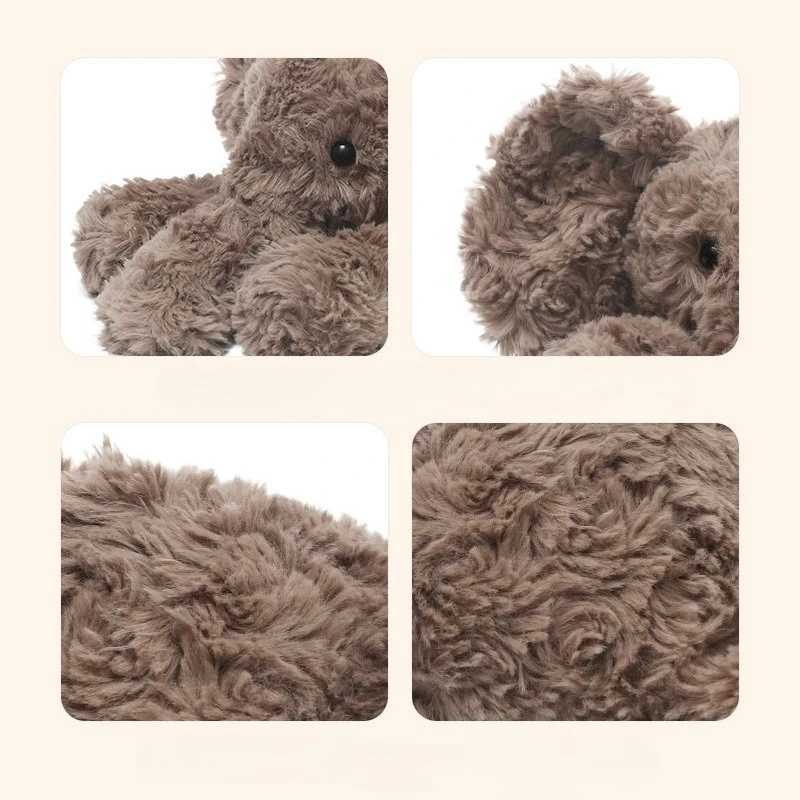 35cm Cuddly Elephant Hippo Fox Plush Toys Ultra Soft Stuffed Animals for Baby Sleeping Companion Room Decor Kids Birthday Gifts C251107