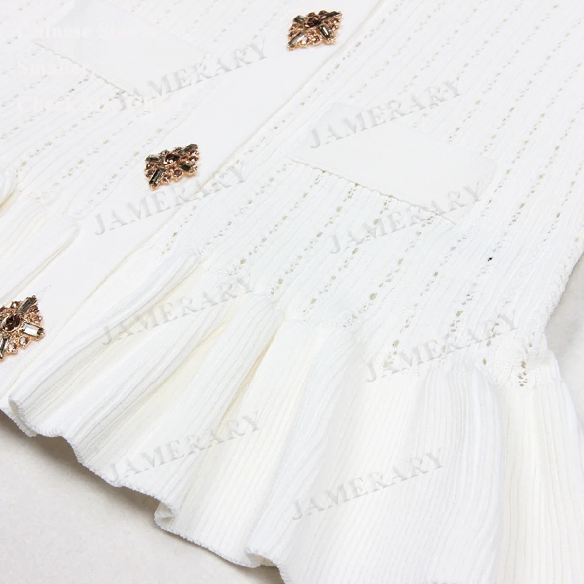 Quality Crytal Summer Knitted Two Piece Set Women Short Sleeve Knitting Cardigan Fishtail Long Skirt Suit 2pcs Outfit Knitwear 251106