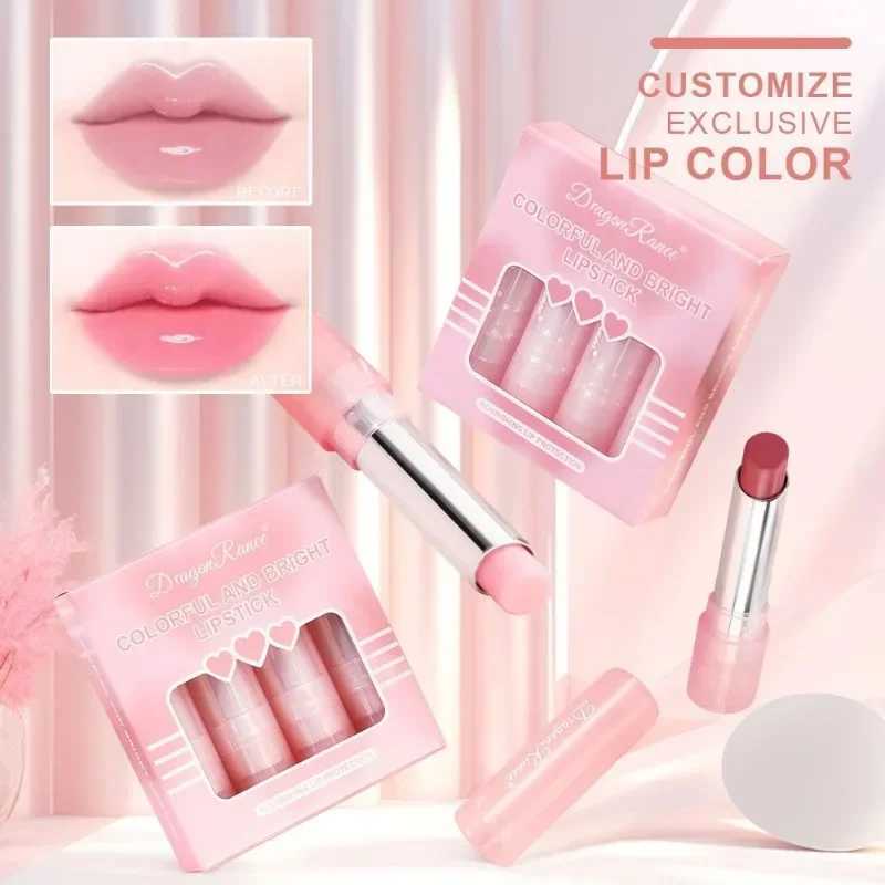 Jelly Colored lipstick Moisturizing Lip Base Cute Jelly Colored Gloss Stick Lip Line Lip Care Cosmetics W250407