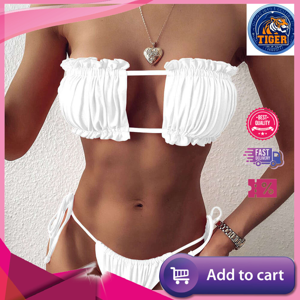 Ddmytiger Ddmytiger New Swimsuit Sexy Folded Hollow Bikini H