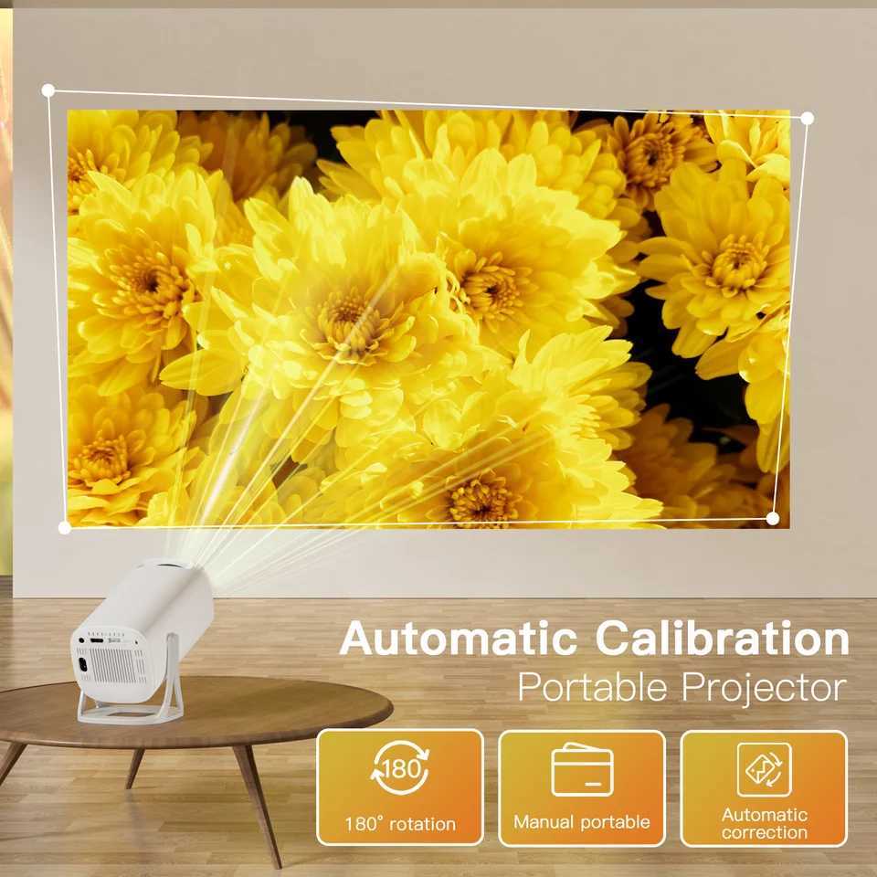 Salange S40 Smart Projector Digital Android11 Support 4K 1080P WiFi6 BT5.4 Allwinner H713 1280*720P Auto Keystone Pocket Beamer X250407