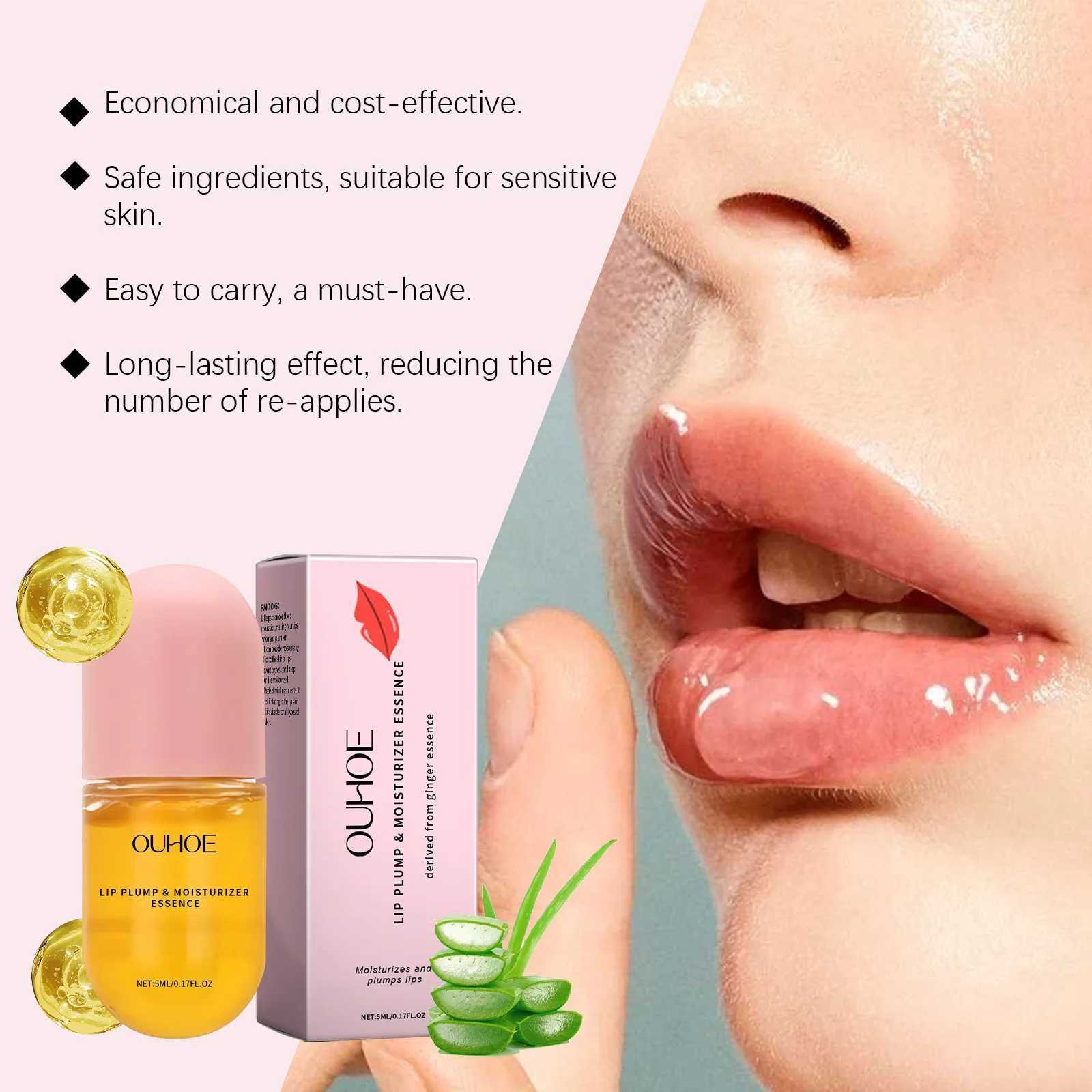 Ouhoe 5ml durable lipstick oil instantly reduces the volume of melanin dead skin repair dry gloss lipstick oil W250407