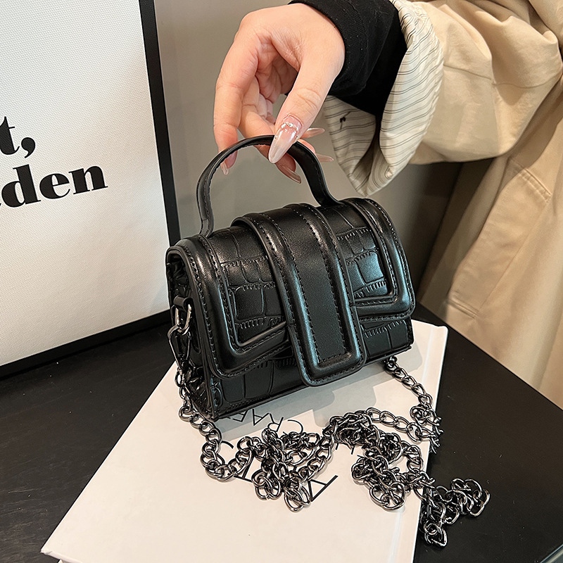25S Designer Women S Bag Mini Niche Small Square For Women New Trendy And Fashionable Handbag Internet Famous Western Style Commuting Single Shoulder 