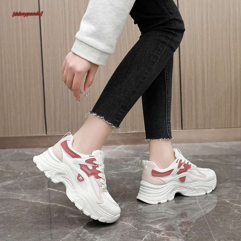 Fashion Women Breathable Sneakers Summer Hot Sale Mesh Lace-up Casual Walking Shoes Ladies Tennis Volleyball Shoe Versatile ddmypanda