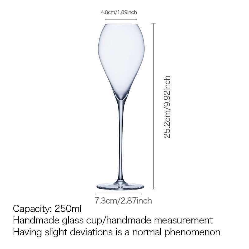 Crystal Champagne /Cocktail white wine /Wedding party cup 250ML Dessert cup and brage cup Y251106