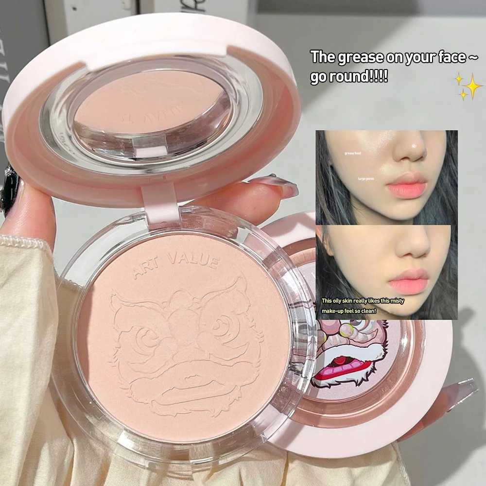 24-hour oil control makeup powder moisturizing shiny ultra matte press powder natural waterproof and long-lasting powderXJ250407