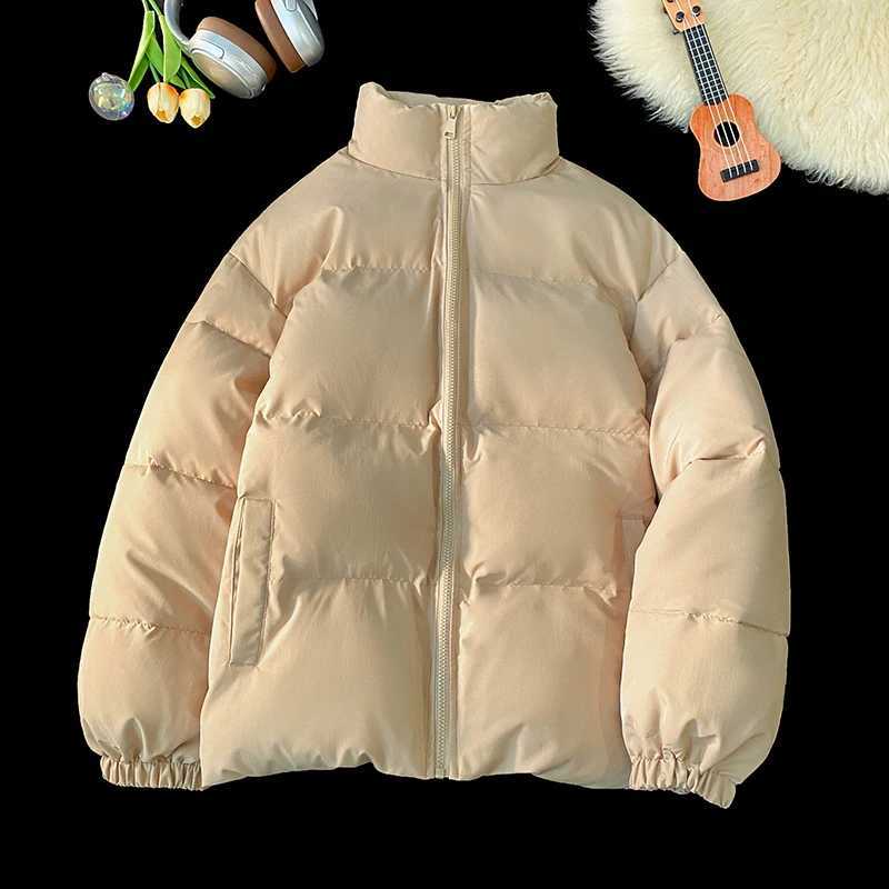 Streetwear Parka Jacket Male Outwear Overcoat Winter Mens Casual Windproof Padded Puffer Jackets Man Thick Stand Collar ParkasT251107