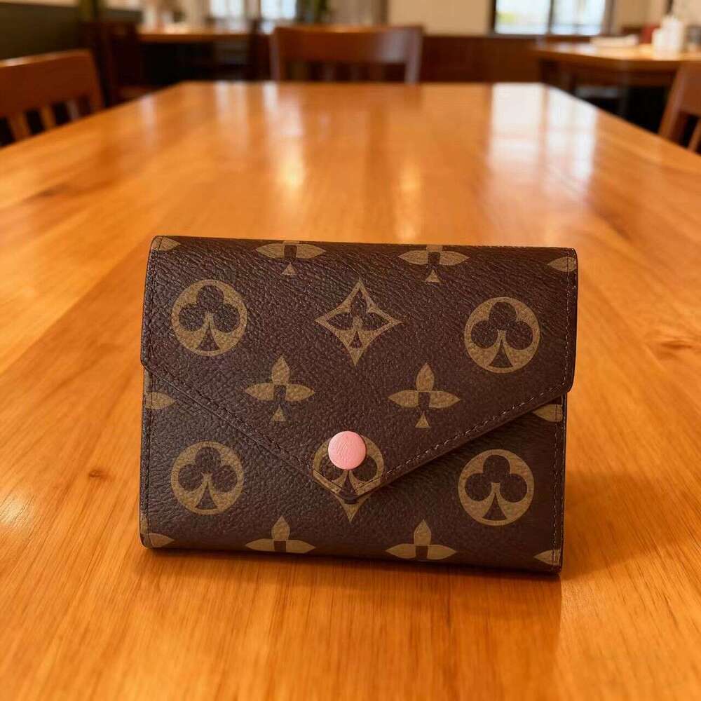 Classic Luxury Designer Wallet High Quality Genuine Leather Wallets Ladies Folding Coin Purse Foldings Document Holders Passport Holder Phot 14