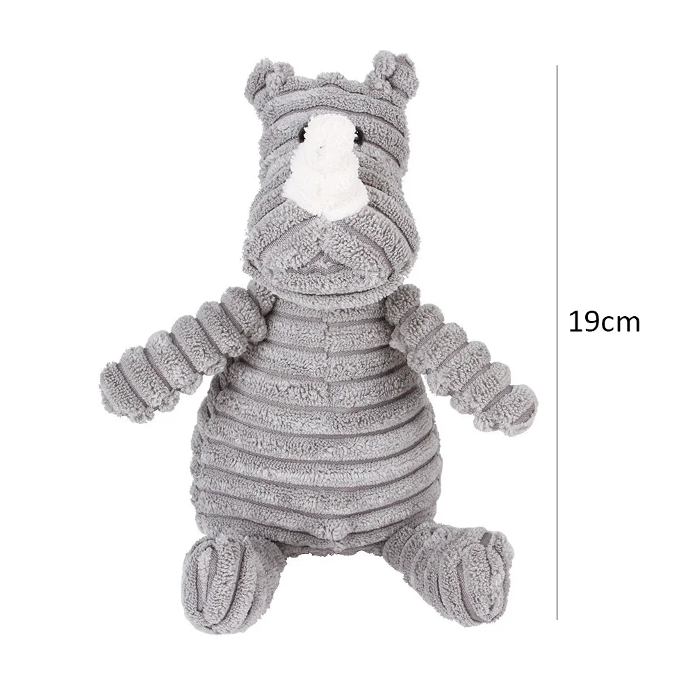 2025 new Corduroy Dog for Small Large Animal Plush Squeaky Puppy Chew Toys Bite Resistant Pet Toy For Dogs