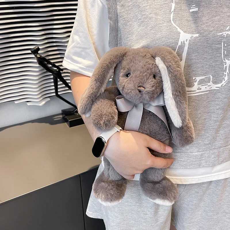 Cute Lop Rabbit Plush Toy Soft Stuffed Long Ears Bunny Doll Funny Babys Sleeping Companion Delicate Home Decoration Kids Gifts C251107