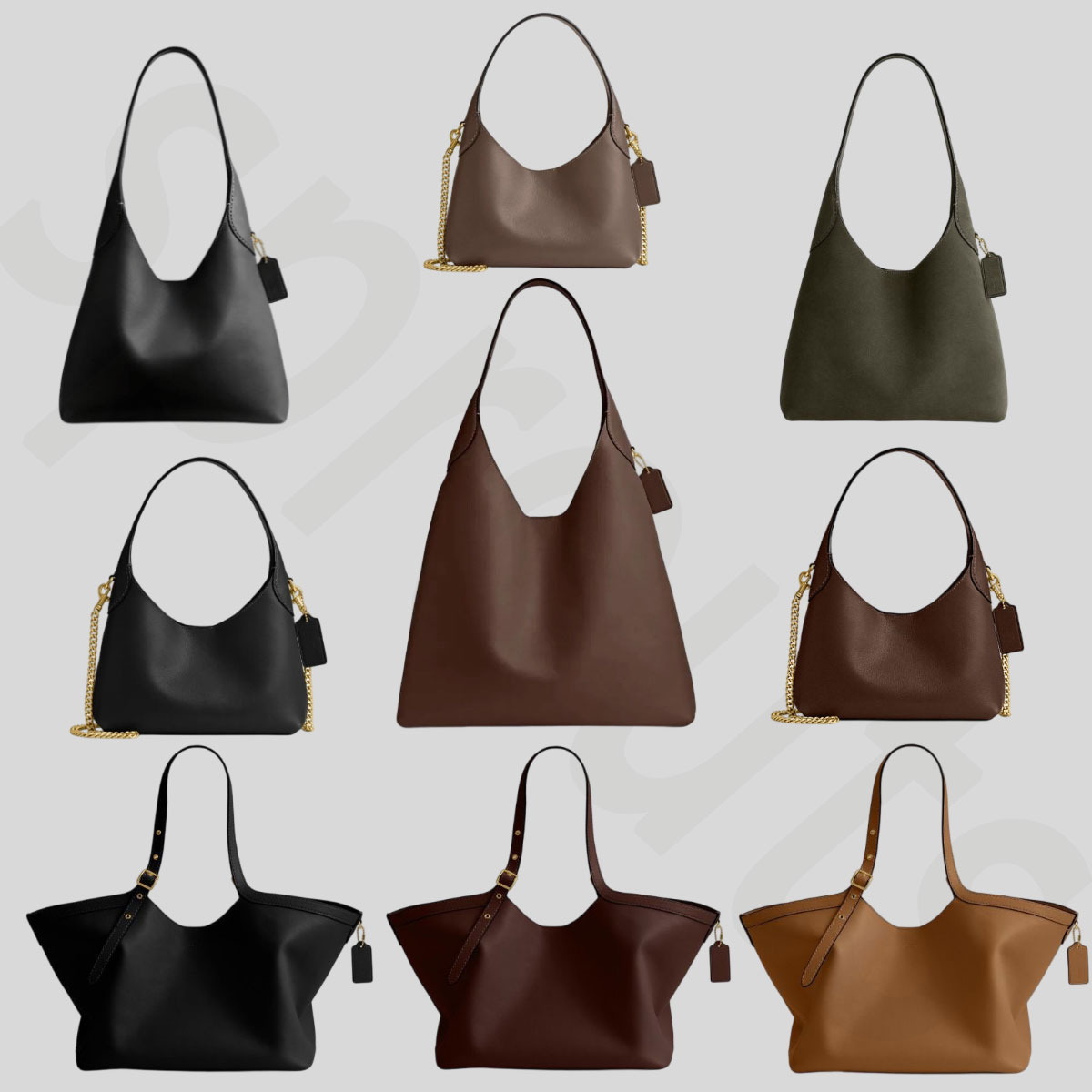 Designer Brooklyn bag 28 single shoulder YN bag tote bag high-quality single shoulder handbag 39 large capacity minimalist style