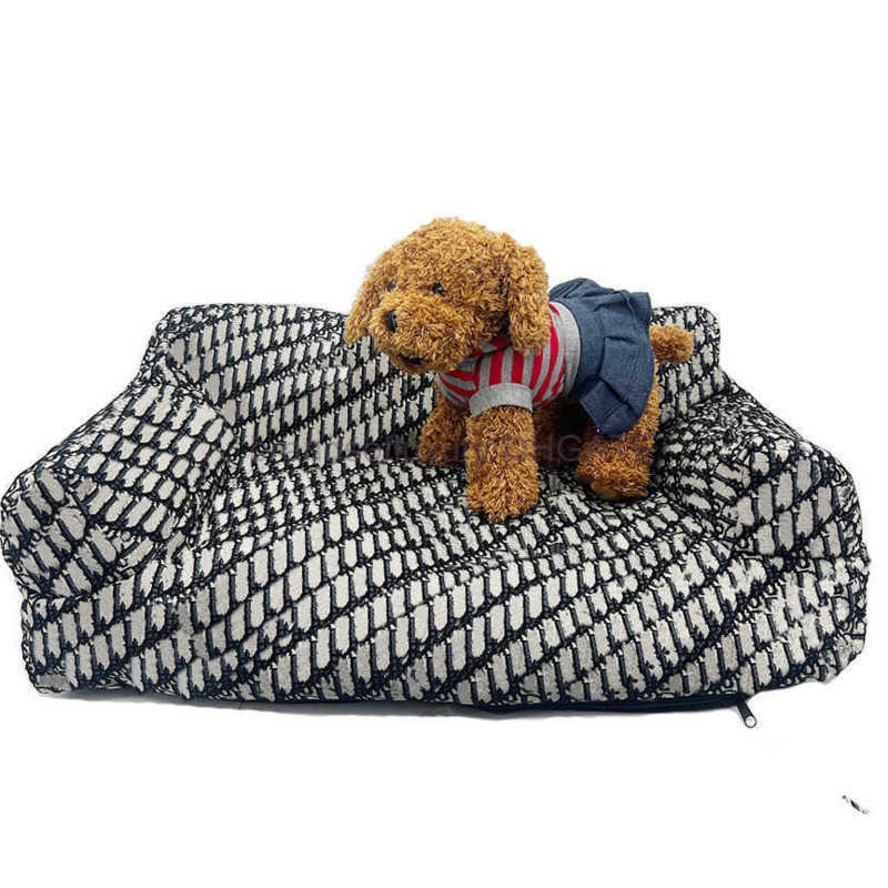 Winter trendy dog house pet sofa bed removable and washable pet mat Teddy Schnauzer Pomeranian doll warm nest