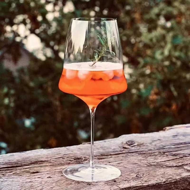 inen Style Luxury Superior Quality Crystal Wine 05mm ly Thin Handmade Flawless Champagne Cup H251107