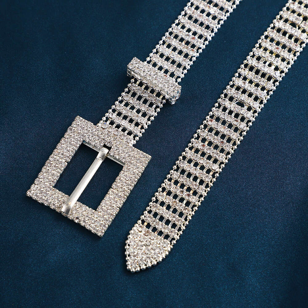 Belt women's full dia belt fashion trend clothing accessories rhie waist chain-