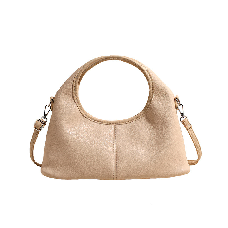 2025S Designer Women S Bag Artistic Texture Large Capacity Underarm Tote New Korean Handbag Niche Design Crossbody Bag