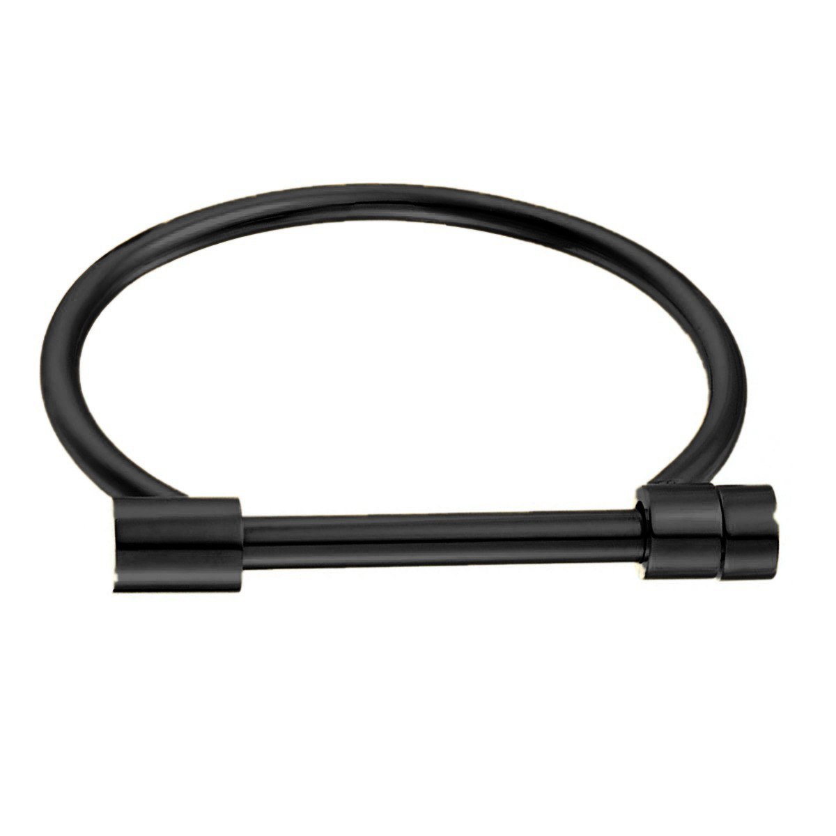 Fashionable horseshoe shaped stainless female punk, exaggerated D-shaped titanium steel bracelet, vacuum electroplating