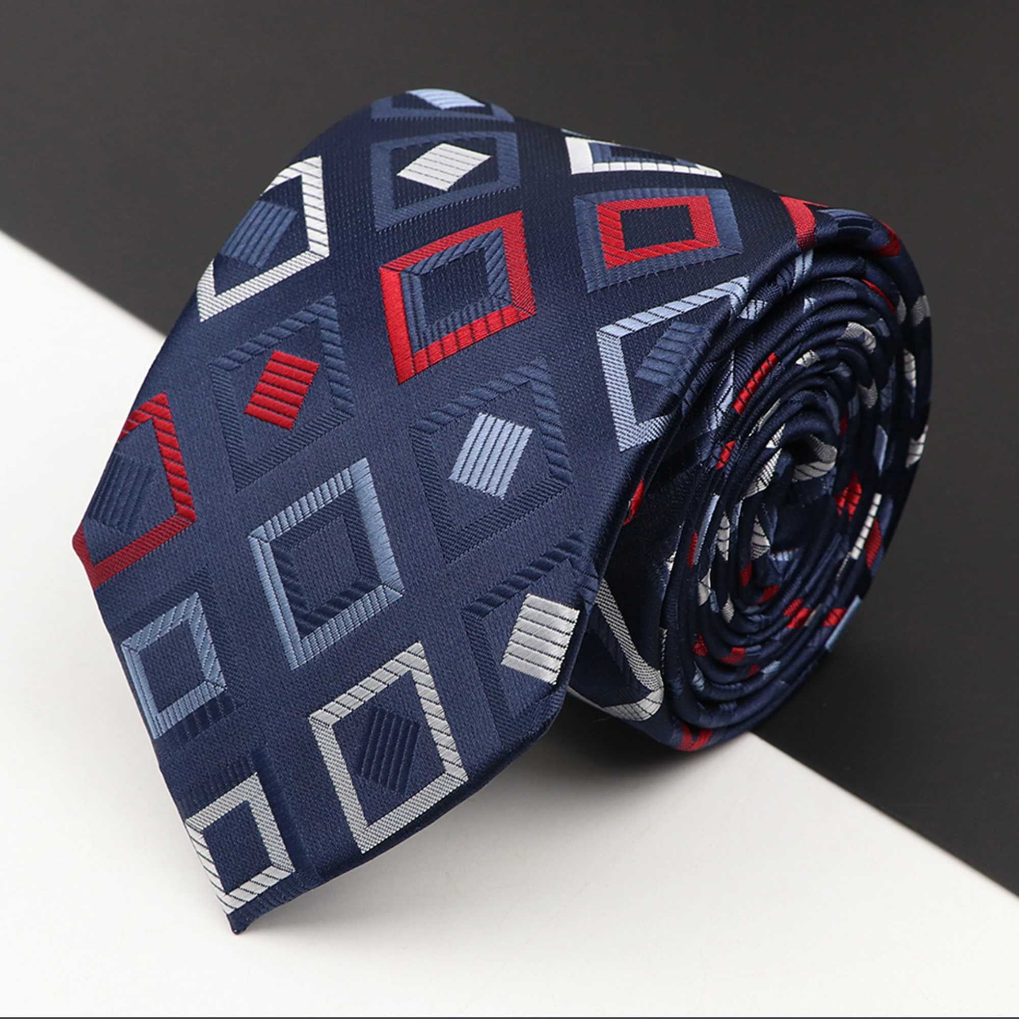 New Mens Classic Luxury Tie 8cm Striped Paisley Plaid All-Match Jacquard Necktie For Business Wedding Pr Daily Wear Accessory X250407