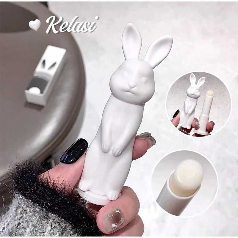 Cute rabbit lipstick moisturizing and fade lip line suitable for children moisturizing Korean girls original lip makeup W250407