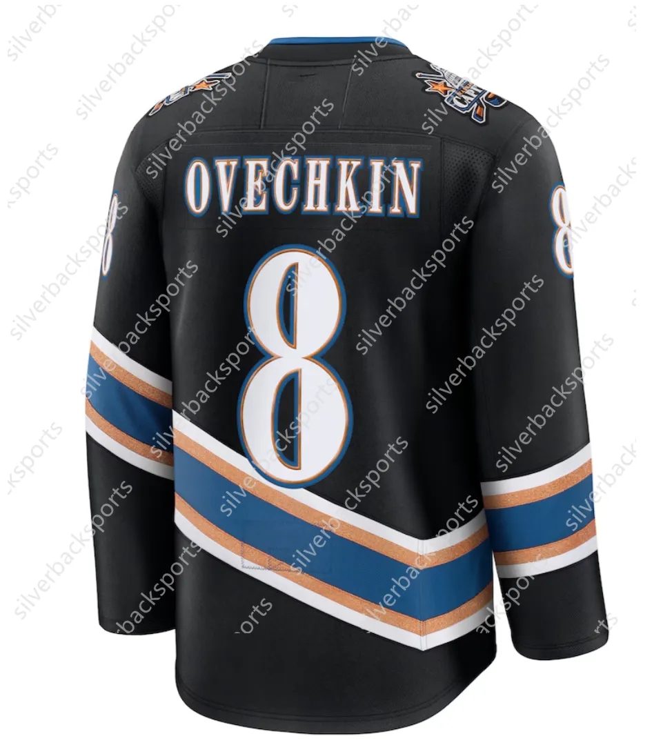 8 Ovechkin 2025 Cherry Blossom Hockey Jersey Dubois Oshie Wilsons Carlson McMichael Backstrom Custom Stitched Top