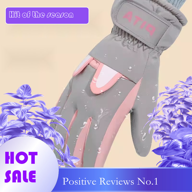 Ddmytiger Ddmytiger Ski Women Cycg Outdoor Hiking Motorcycle Riding Windproof Plush Thick And Warm Cotton Gloves For Men Winter