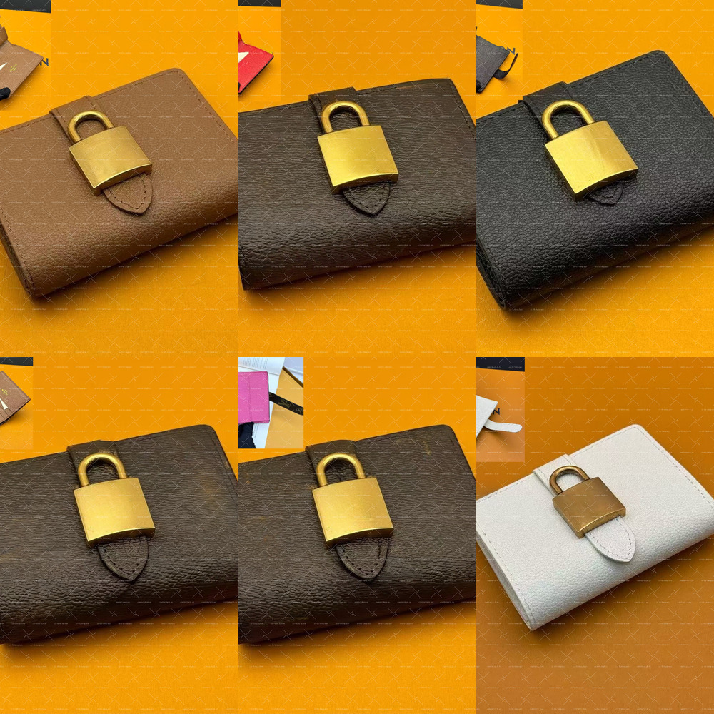 Designer metal locks, selected high-quality classic designer card holders and passport covers, fashion brands, stylish credit card holders, gift boxes b7