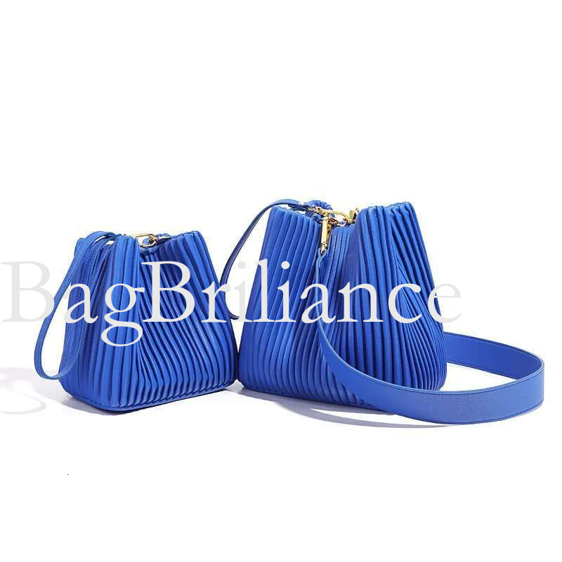 2025 Ladies Designer Bucket Solid Color Genuine Leather Handbag and Purse for Women Fashion Women's Shoulder Crossbody Bag