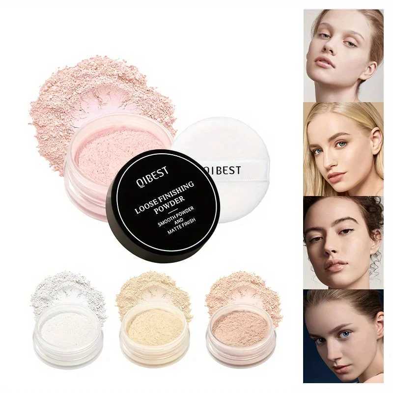 Matte oil controls loose powder delicate and unobstructed powder matte oil controls makeup settingsXJ250407