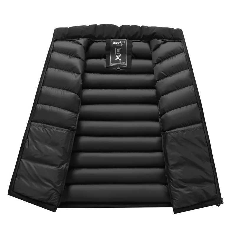 Winter Mens Warm Down Parkas Fashion Men Cotton Thermal Padded Coats Classic Men Stand Collar Windbreaker Warm Jackets ClothingT251107