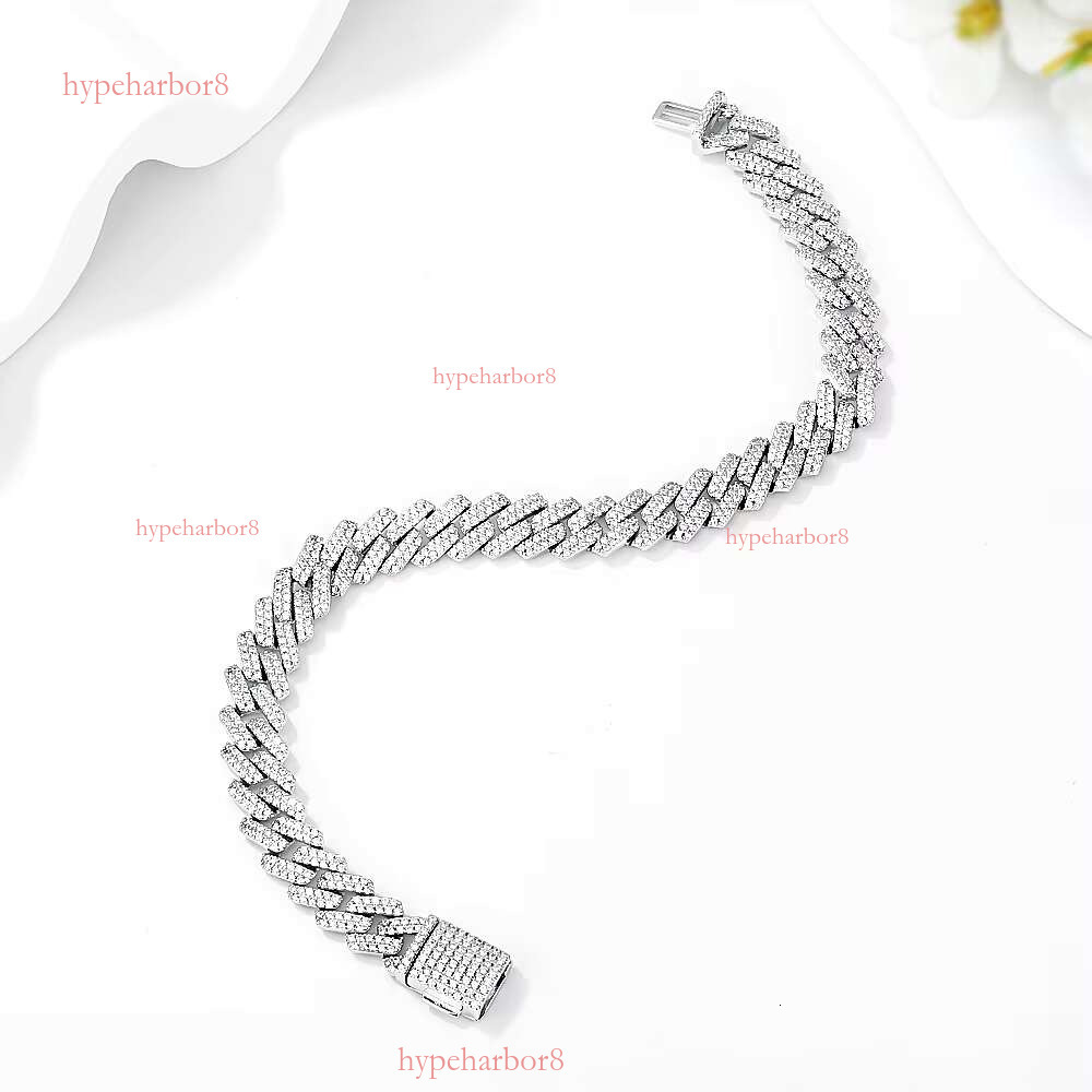 New men's jewelry popular hip-hop pure sier Cuban chain