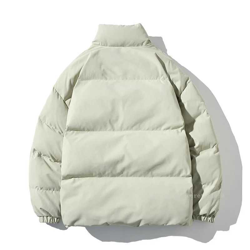 Autumn Winter New Mens Padded Jacket Korean Loose Winter Coat Stand Collar Thickened Warm Casual Padded JacketT251107