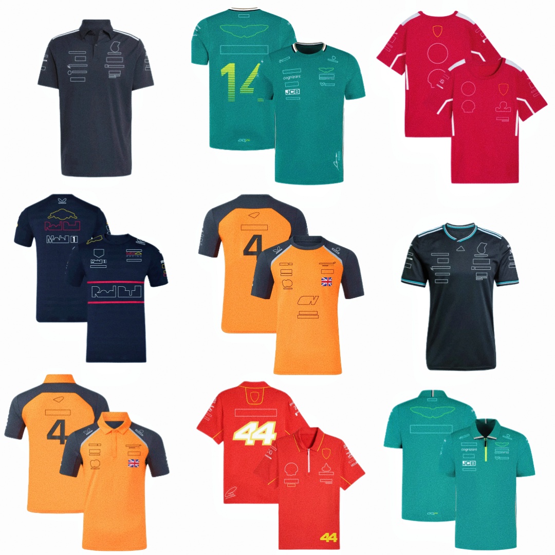 High quality Formula 1 T-shirt f1 2025 t-shirt Racing Team T-shirts Fans Casual Breathable POLO Shirt Summer Car Jersey Shirts Plus Size Custom