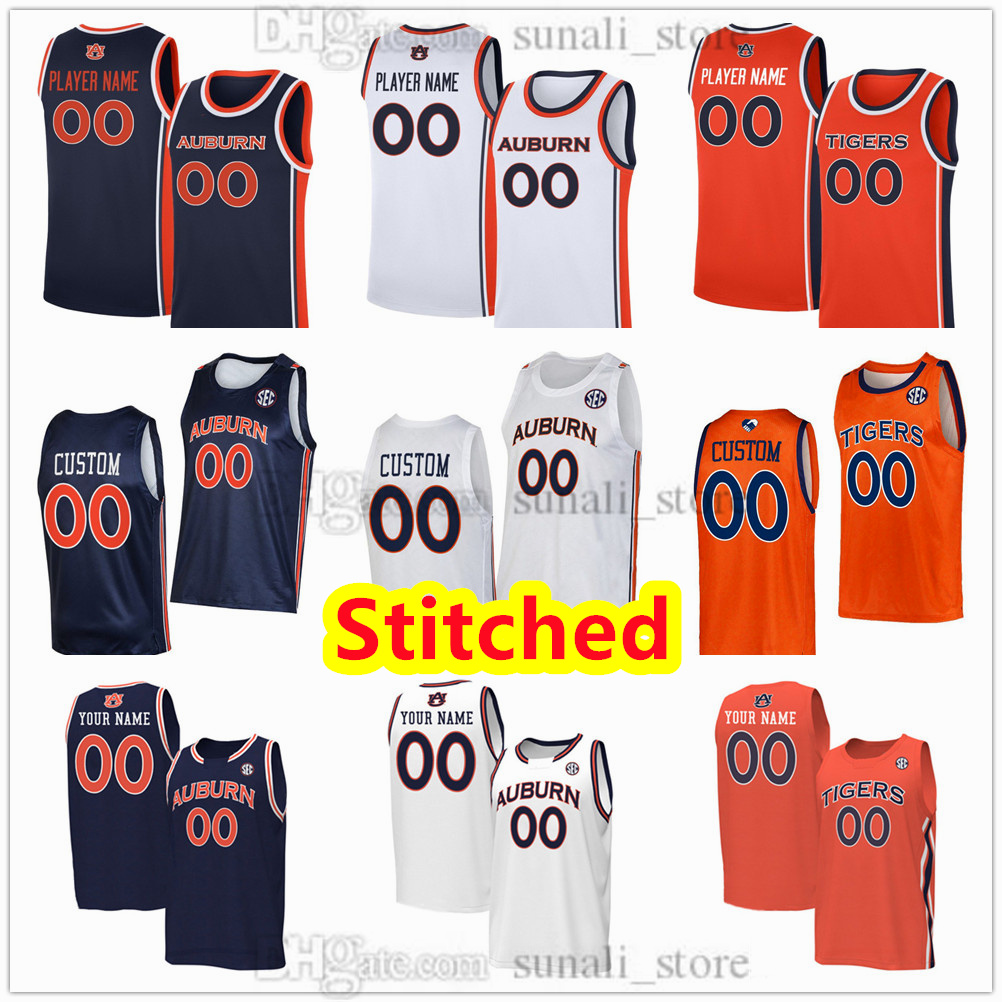 Stitched Auburn College Tigers Basketball Jersey 4 Johni Broome 0 Tahaad Pettiford 2 Jones 10 Chad Baker-Mazara 7 Keyshawn Hall 33 Williams-Adams Charles 34 Barkley