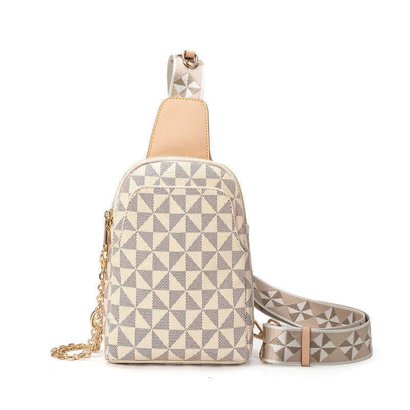 Designer Bag Foreign Trade Bags New Cross Border Chest Women S Printed Soft Leather Retro Crossbody Outdoor Phone