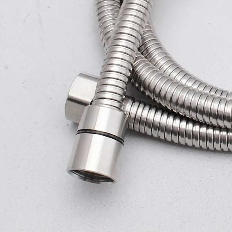Baokemo Stainless Steel ible Shower Hose Tube Pipe For Bathro Accessories Shower Tube High Strength Hot And Cold Hose Y251107
