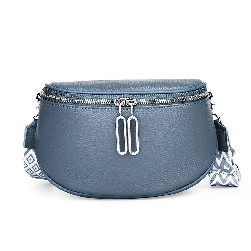 100% Genuine Leather Crossbody Bag For Women Shoulder Bags 2023 Designer Handbag Female Solid Color Messenger Tote Sac