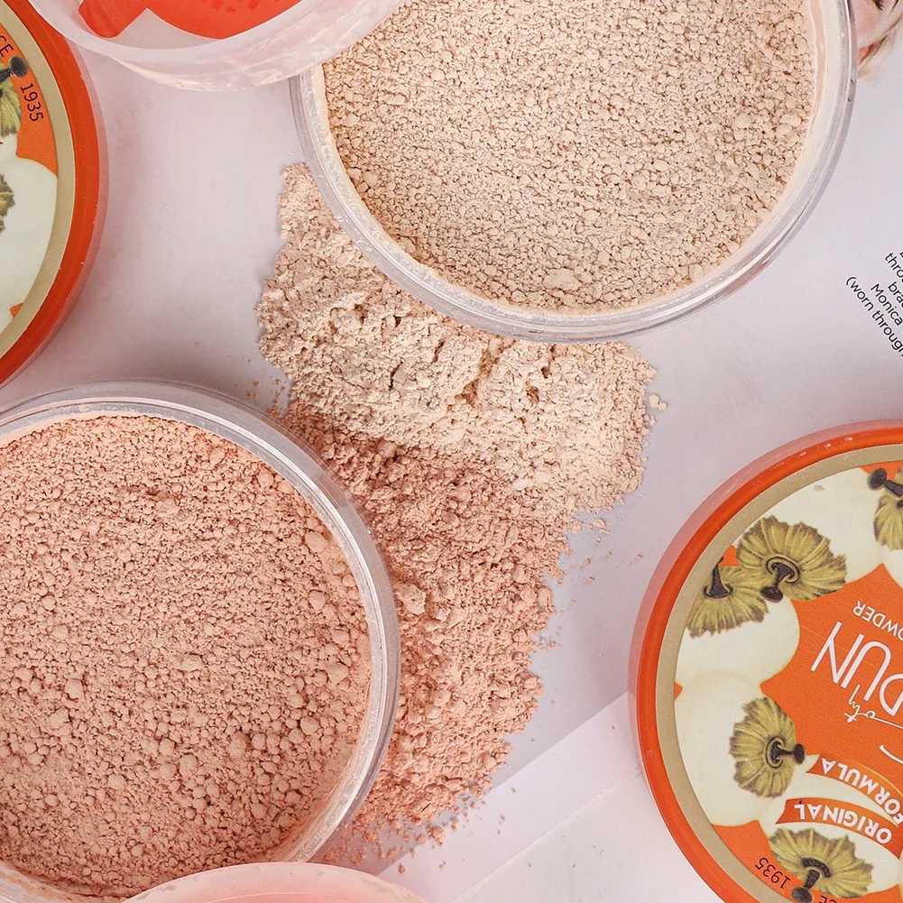 Loose powder bright concealer mineral facial basic cosmetics durable powder pad compact set powderXJ250407
