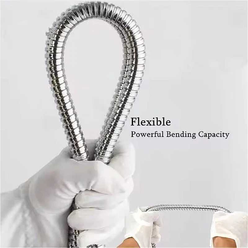 2m Water Hose Garden Hose Bath Stainless Steel ible Pipe Shower Pipe Shower Hose Plumbing for Bathro Accessories Tool Y251107
