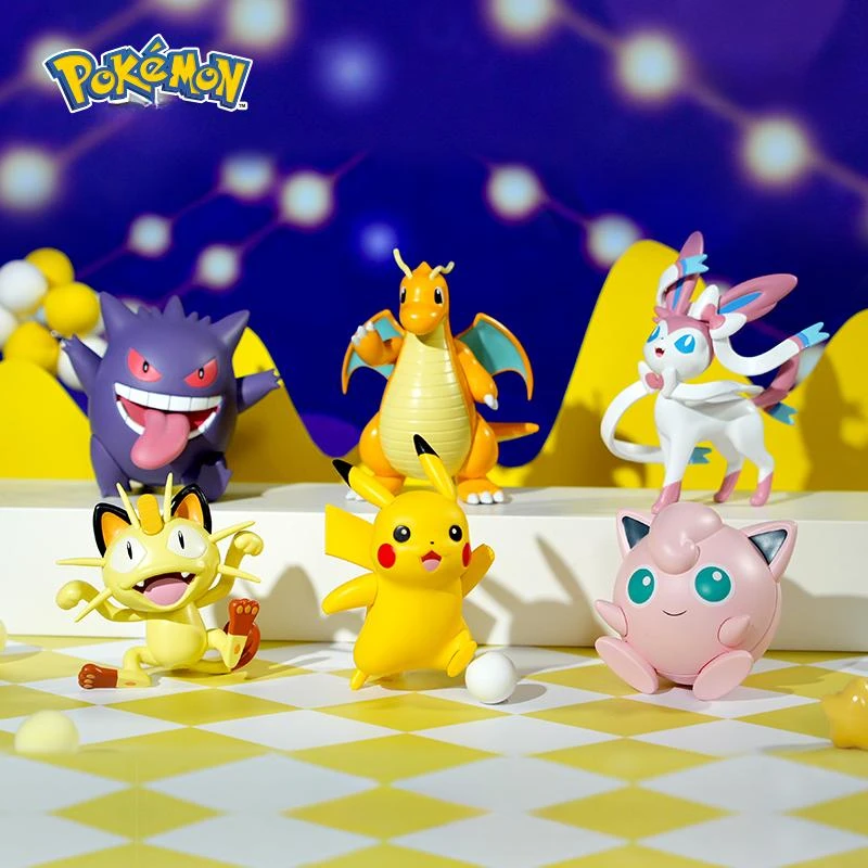 Pokemon 3D Puzzle Photo Frame Assembly Kit Bulk Wholesale - Pikachu Gengar Sylveon Collectible Party Decor DIY Craft Superhero Kids Gift