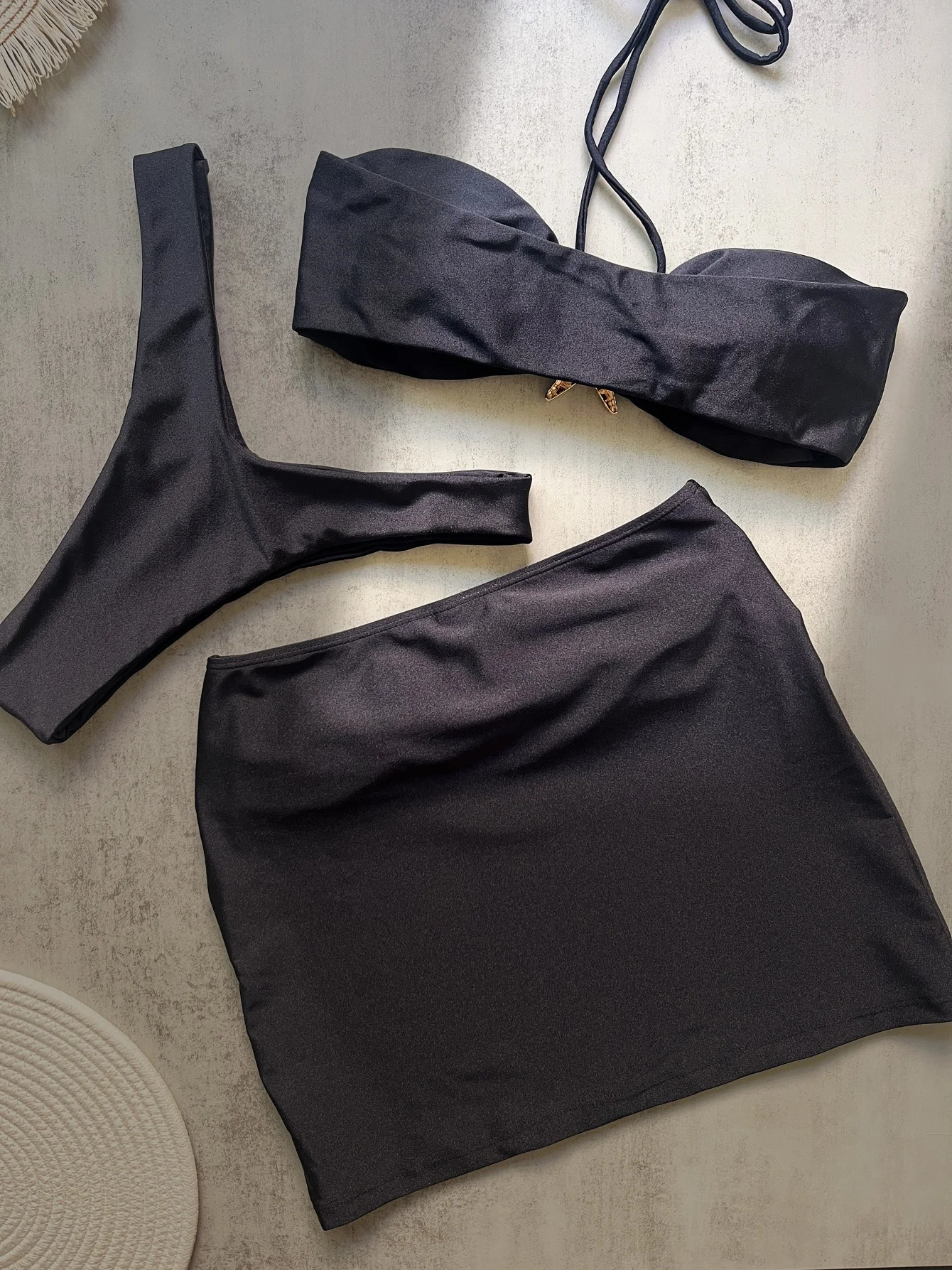 Womens swimsuit womens three piece bikini 250313