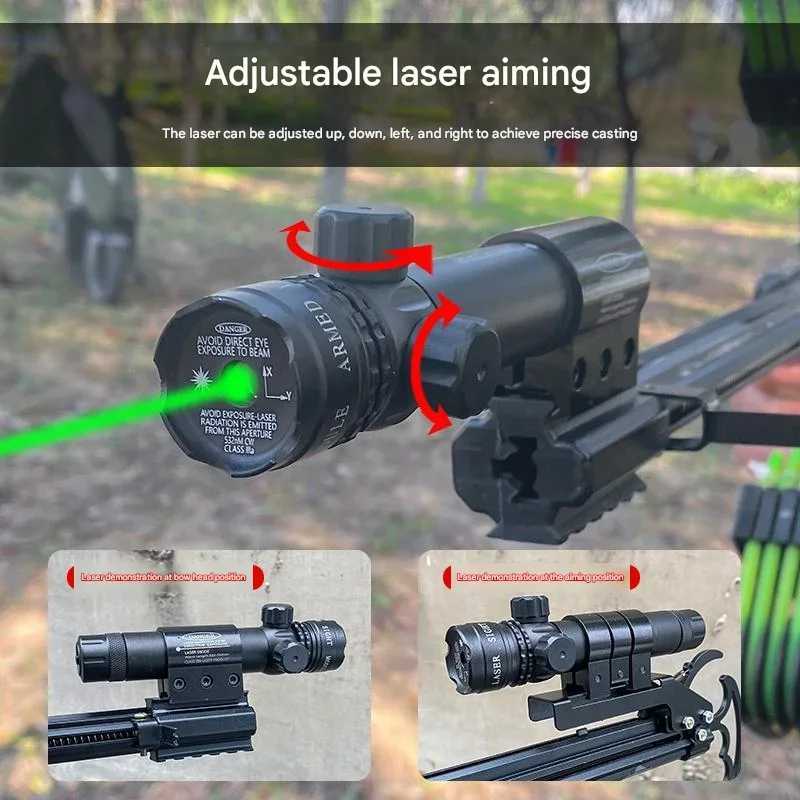 40 continuous composite bow and arrow high-power and high-precision aiming slingshot outdoor rotating control shooting slingshot W250407