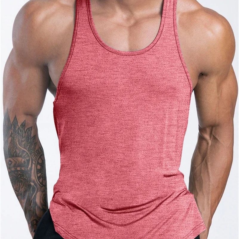 Mens Sports Fitness Tank Top Summer GYM Training Undershirt Running Basketball Quick Drying Breathable loose Tank Top men tops 250402