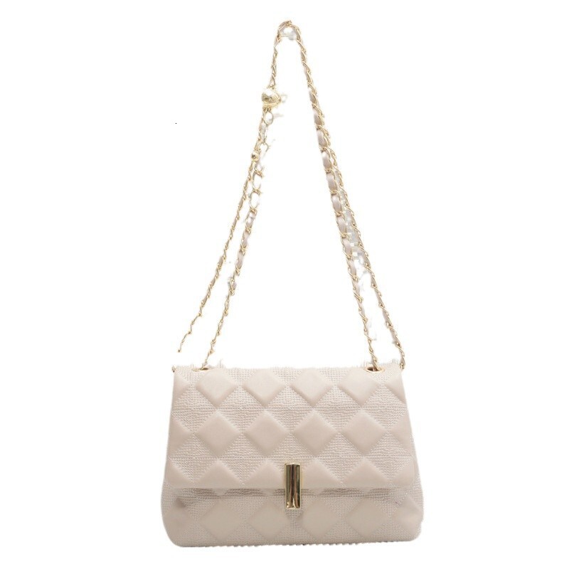 2025S Designer Women s Bag Diamond Checkered Chain Women s Fashion New Western Small Square Bag High End Handbag Fashion Single Shoulder Crossbody Bag