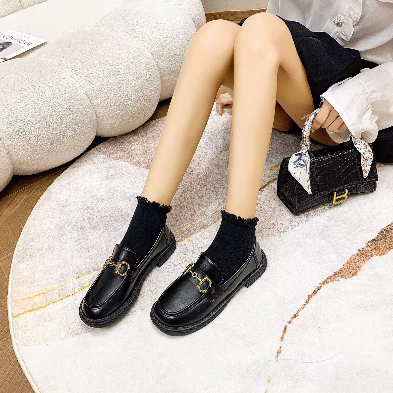 2025 free shipping designer casual shoe leather loafer shoe women womens black outdoor sports casual shoe trainers sneakers fashion