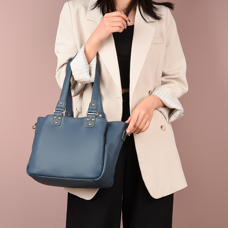 2025 New Handbag Women's Fashion Large Capacity Tote Bag Work Commute Crossbody Shoulder Bag