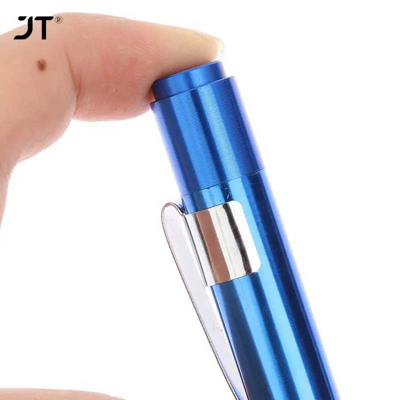 LED Flashlight Work Light First Aid Pen Light Torch Lamp Pupil Gauge Measurement Portable Medical Pen lightW251106